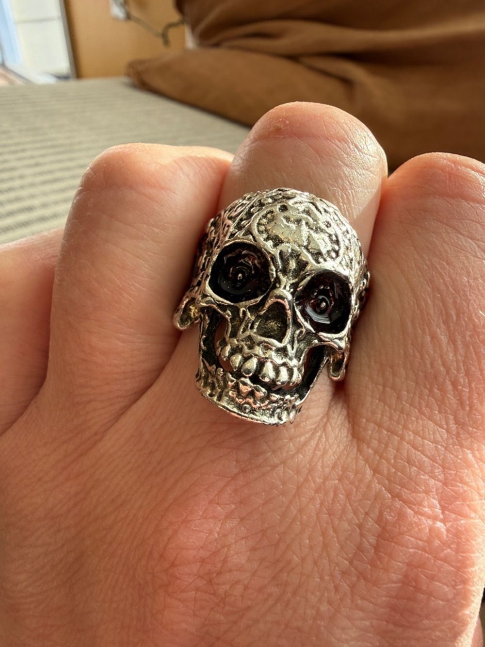Skull Ring size 10 - Picture 5 of 5